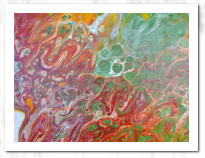 Acrylic Pouring  /  Swipe-Technik