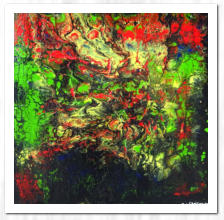 Acryl  /  Acrylic Pouring  /  Swipe-Technik