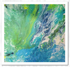 Acryl  /  Acrylic Pouring  /  Dirty Pouring-Flip-Technik
