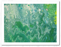 Acryl  /  Acrylic Pouring  /  Dirty Pouring-Flip-Technik