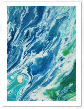 Acryl  /  Acrylic Pouring  /  Dirty Pouring-Flip-Technik