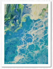 Acryl  /  Acrylic Pouring  /  Dirty Pouring-Flip-Technik