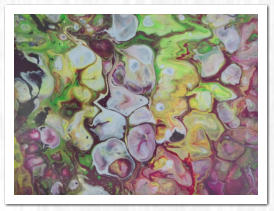 Acryl / Acrylic Pouring / Dirty Pouring-Flip-Technik