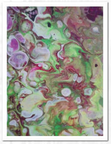 Acryl / Acrylic Pouring / Dirty Pouring-Flip-Technik