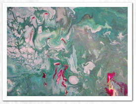 Acryl / Acrylic Pouring / Dirty Pouring-Flip-Technik