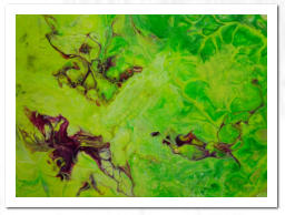 Acryl / Acrylic Pouring / Dirty Pouring-Flip-Technik