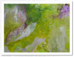 Acryl / Acrylic Pouring / Dirty Pouring-Flip-Technik