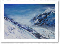 Acryl gespachtelt