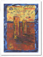 Acryl  /  Spachteltechnik  /  Kratztechnik  /  Paint-Marker