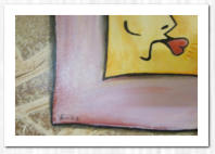 Acryl  /  Zelluphanfolie
