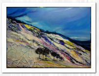 Acryl  /  Ölpastellkreide