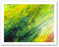 Acryl  /  Spachtelmasse  /  Sand  /  Schleiftechnik