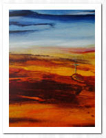 Acryl  /  Wischtechnik