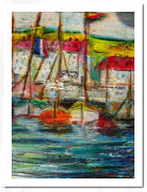 Ölkreide auf Acryl