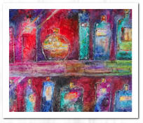 Acryl  /  Glasmalfarbe