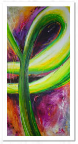 Acryl / Tinte / Kaffee / grober Sand