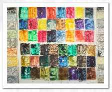 Spachtelmasse  /  Acryl  /  Aquarell