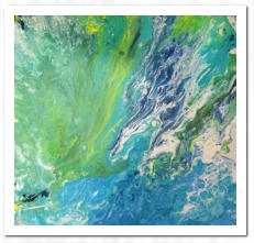 Acryl  /  Acrylic Pouring  /  Dirty Pouring-Flip-Technik