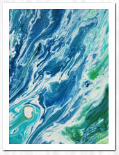 Acryl  /  Acrylic Pouring  /  Dirty Pouring-Flip-Technik