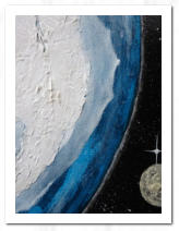 Acryl / Modellierpaste / schwarzes Gesso