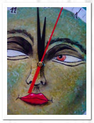 Acryl / Funkuhrwerk