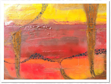 Acryl  /  Wandfarbe  /  Echtrost