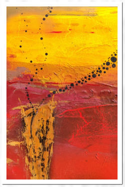 Acryl  /  Wandfarbe  /  Echtrost